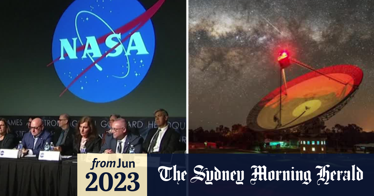 Video NASA holds historic UFO meeting